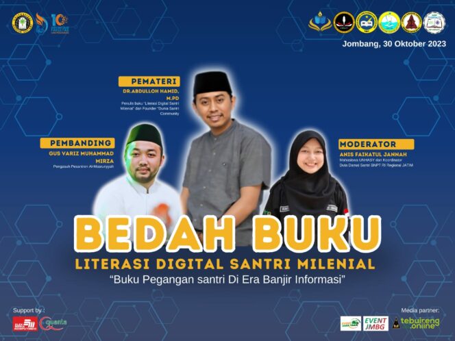 
 Bekali Mahasiswa Peka Tantangan Digital, BEM FIP UNHASY Gelar Bedah Buku Literasi Digital Santri Milenial